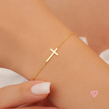 Cargar imagen en el visor de la galería, Pulsera Cruz
